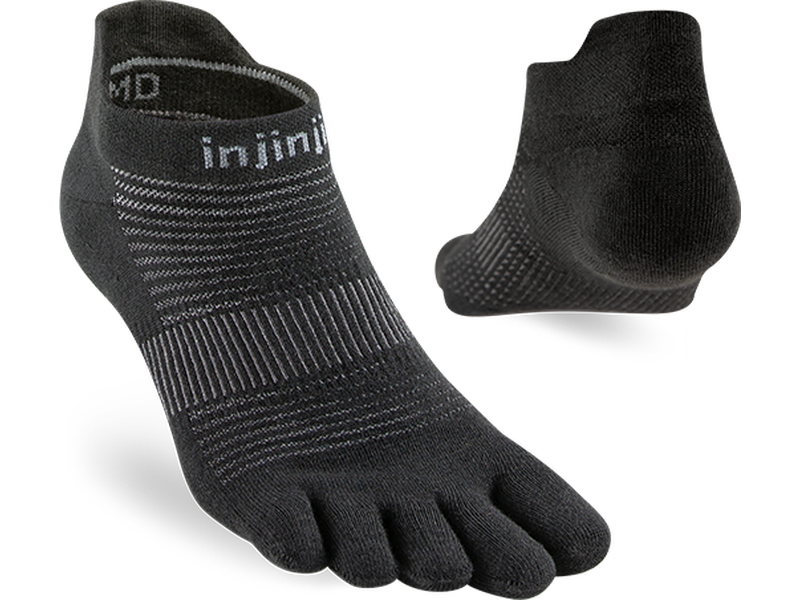Injinji Run Original Weight No-Show - Toe Socks | Injinji