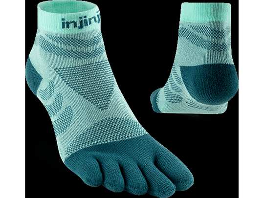 Injinji Women's Ultra Run Mini Crew - Toe Sock | Injinji | Running Socks