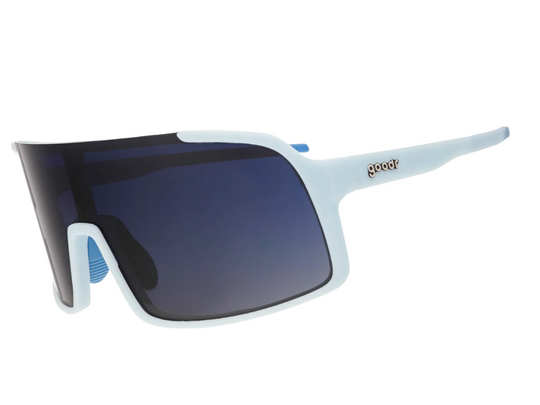 Goodr Kidnapped by a Cyborg Shield Glasses