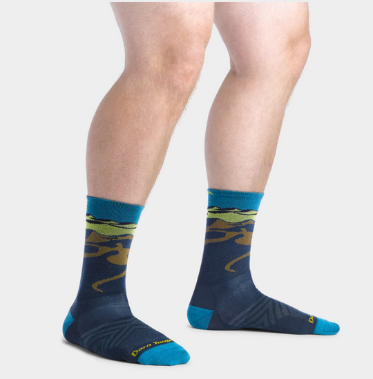 Men's  Darn Tough Ridge Runner Micro Crew Ultra-Lightweight Running Socks