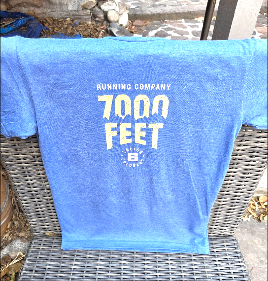 7000 Feet Logo TriBlend Next Level Tee Shirt - Unisex