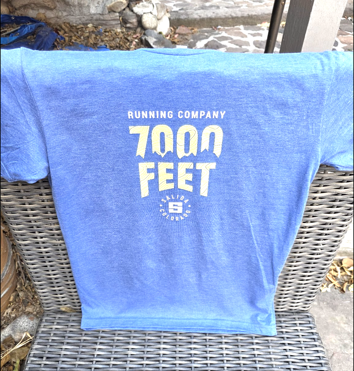 7000 Feet Logo TriBlend Next Level Tee Shirt - Unisex