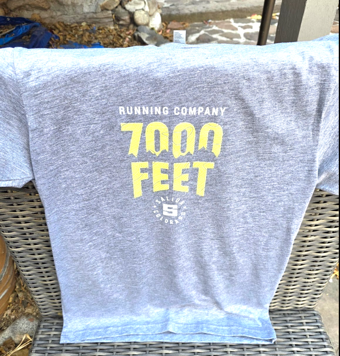 7000 Feet Logo TriBlend Next Level Tee Shirt - Unisex