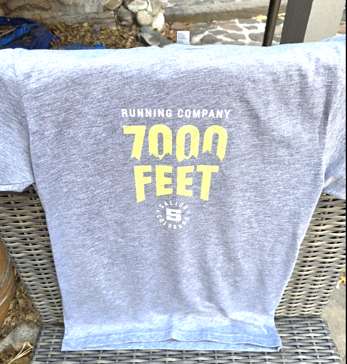 7000 Feet Logo TriBlend Next Level Tee Shirt - Unisex