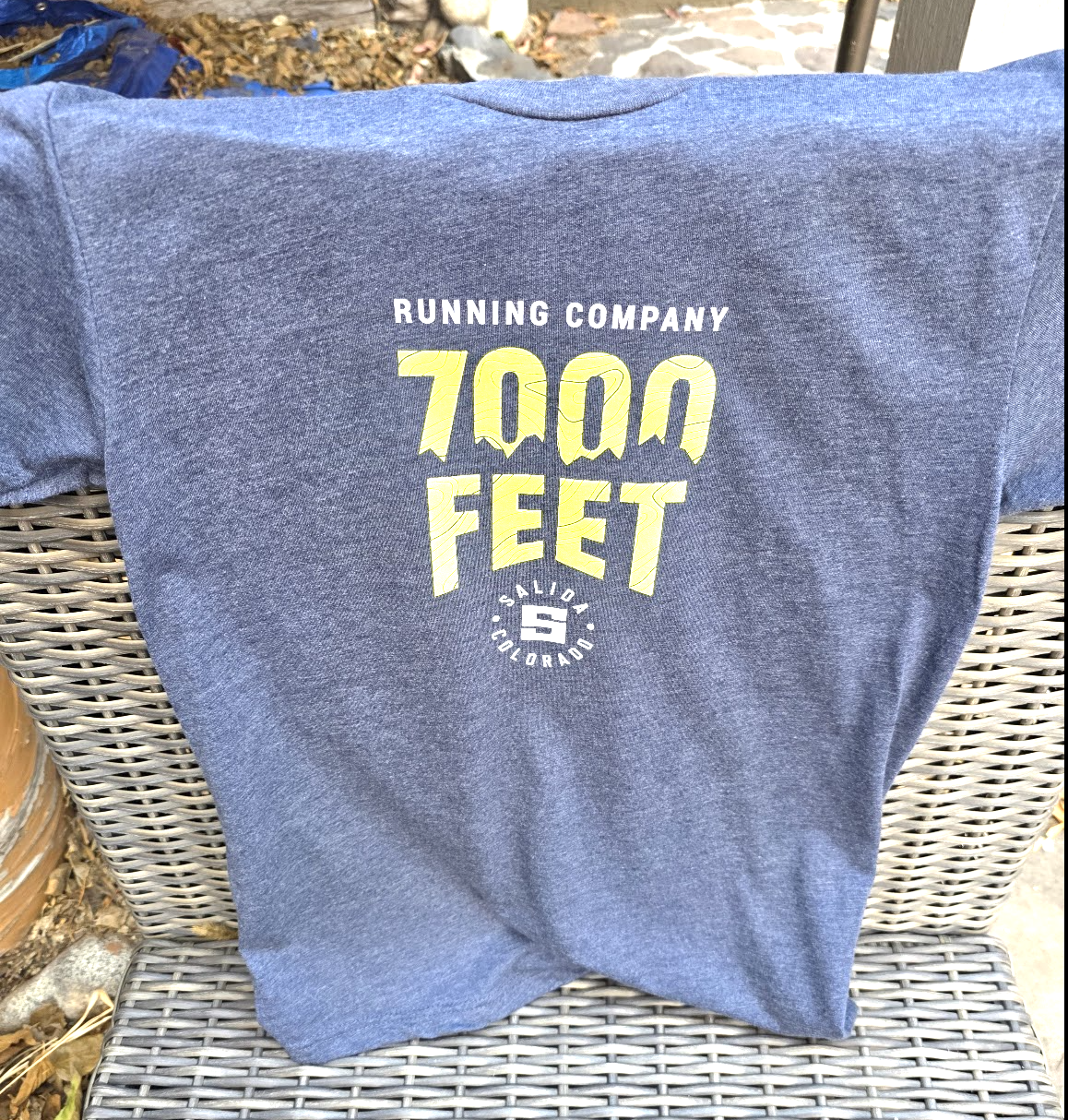 7000 Feet Logo TriBlend Next Level Tee Shirt - Unisex
