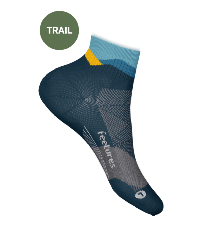 Feetures Elite Max Cushion Quarter Crew - Trail