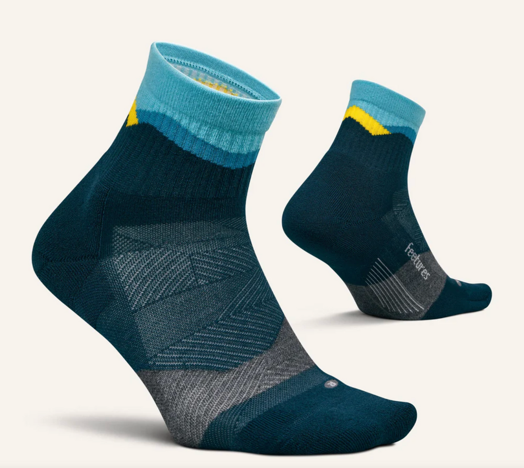 Feetures Elite Max Cushion Quarter Crew - Trail