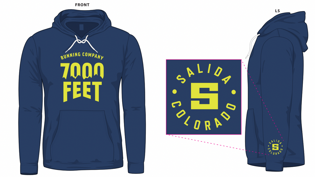 7000 Feet Custom Hoodie - V2