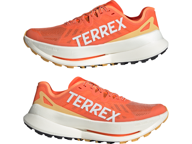 Men s Adidas Terrex Agravic Speed Ultra Race Day Trail Runner D Impact Orange Crystal White Semi Spark 8