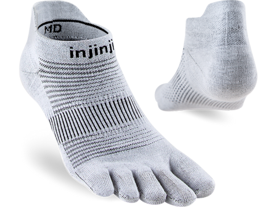 Injinji Run Original Weight No-Show - Toe Socks | Injinji