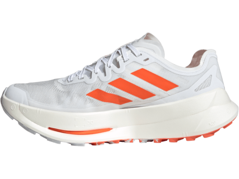 Adidas Terrex Agravic Speed Ultra Trail Running Shoe Men s Ftwr White Impact Orange Dash Grey 9.0