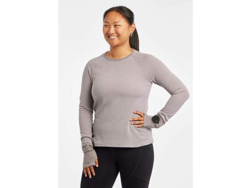 Women’s Oiselle Flyout Wool Classic Long Sleeve - Long Sleeve Running Shirt | Oiselle | Long Sleeve Running Shirt