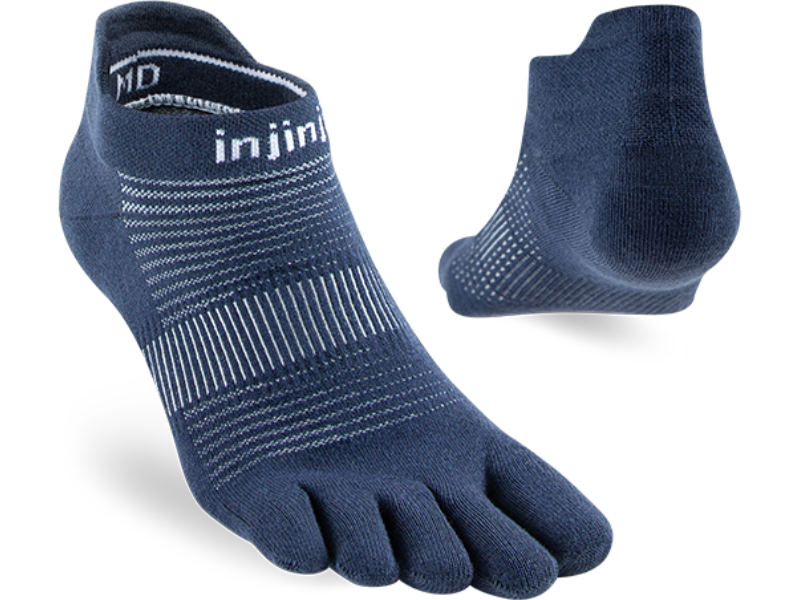 Injinji Run Original Weight No-Show - Toe Socks | Injinji