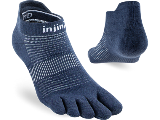 Injinji Run Original Weight No-Show - Toe Socks | Injinji