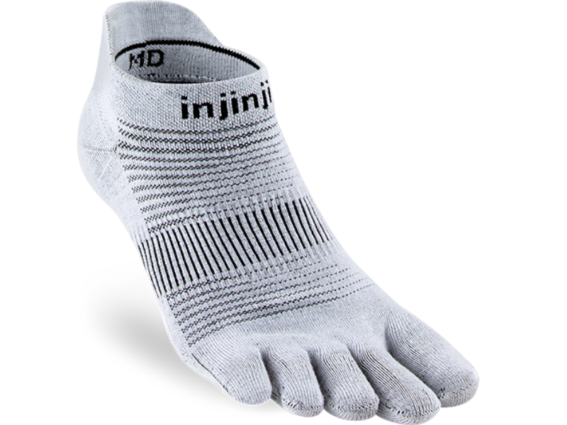 Injinji Run Original Weight No-Show - Toe Socks | Injinji
